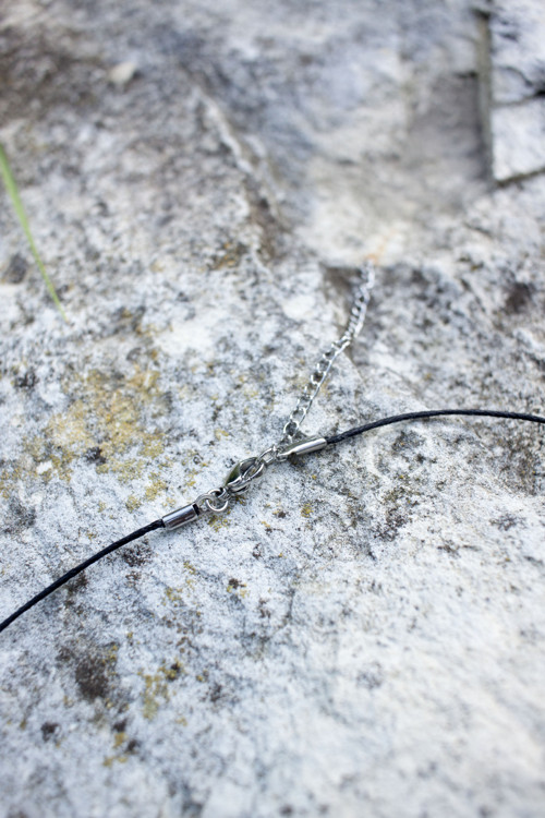 Náhrdelník - černý spinel — foto 5