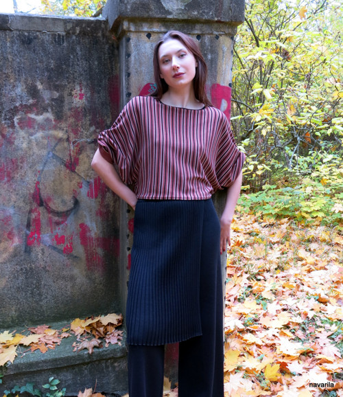 MOKINO- top kimono proužkované — foto 5