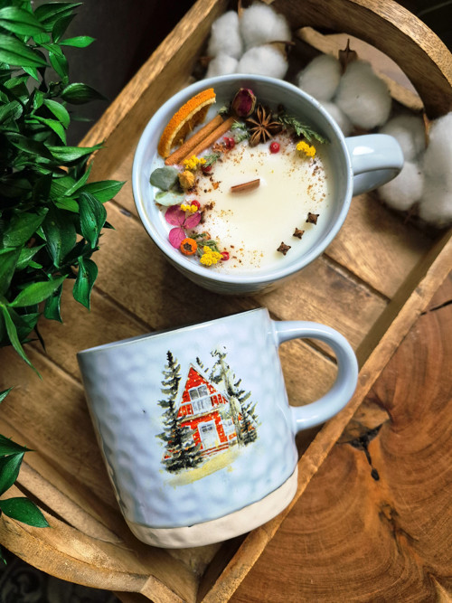 Hrníčkosvíčka "VÁNOCE PŘICHÁZEJÍ" — foto 2