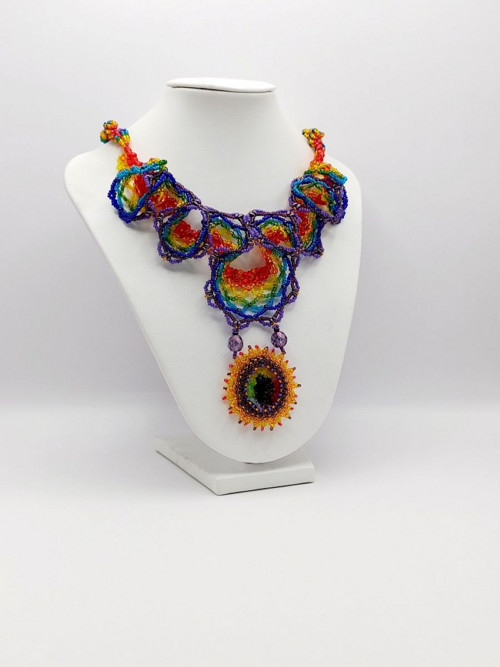 Náhrdelník Duhová extravagance — foto 3