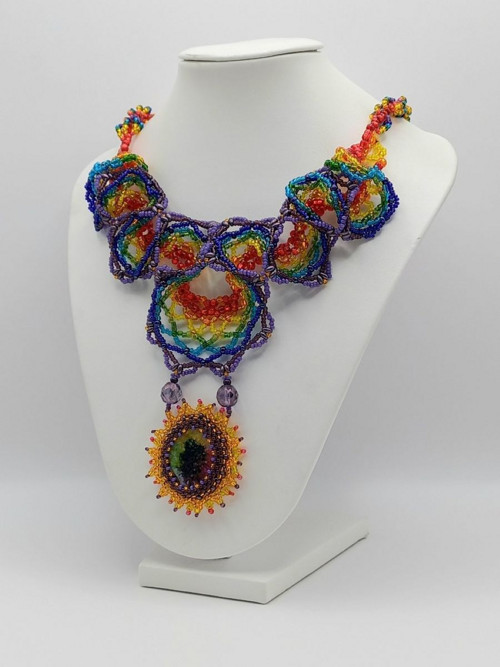 Náhrdelník Duhová extravagance — foto 2