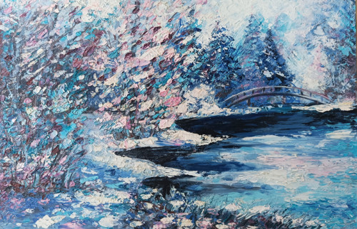 Obraz 20x30, zima — foto 2