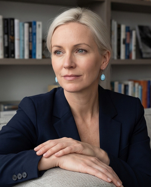 Stříbrné náušnice s larimarem — foto 2