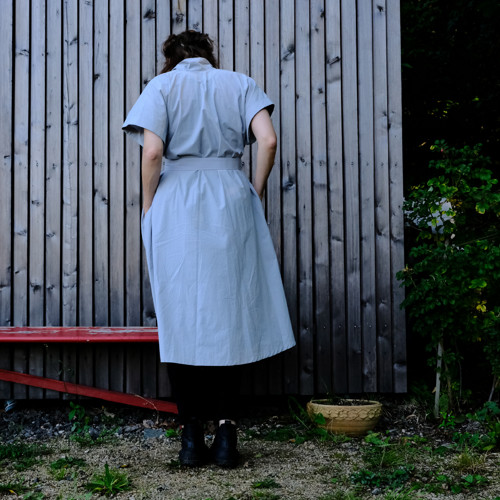 Kimono šaty ledová modrá — foto 4