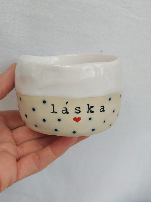 Keramicky kalíšek "láska" — foto 4