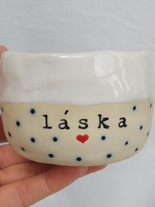 Keramicky kalíšek "láska" — foto 3