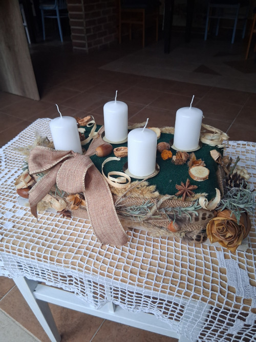 Svícen adventní staročeský — foto 4