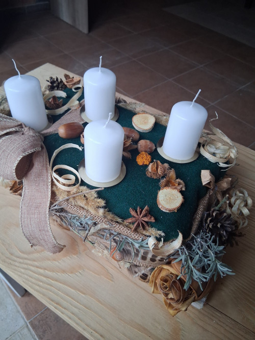Svícen adventní staročeský — foto 3
