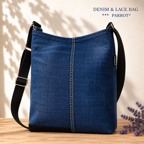 DeNIM & LACE BAG *** PaRROT® — foto 4