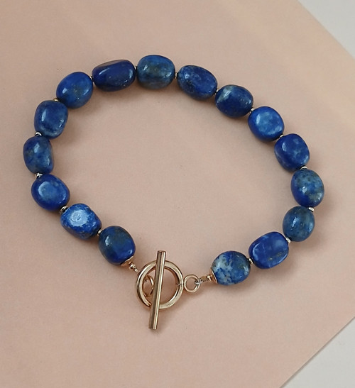 Náramek lapis lazuli — foto 2
