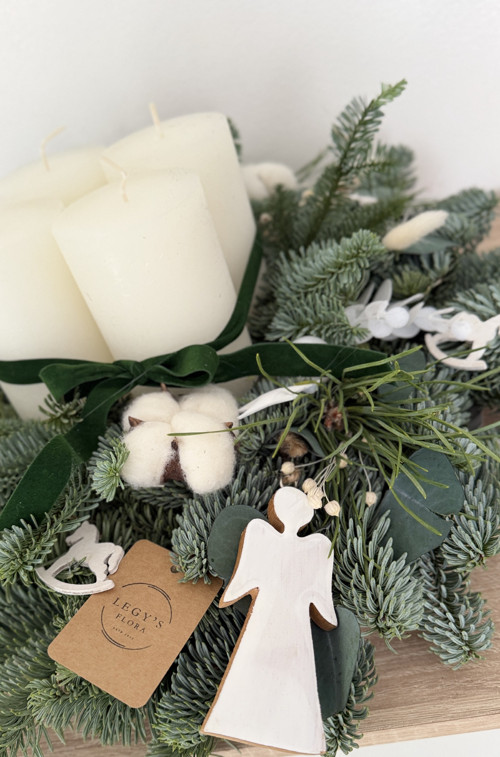 Adventní svícen s andělem — foto 2