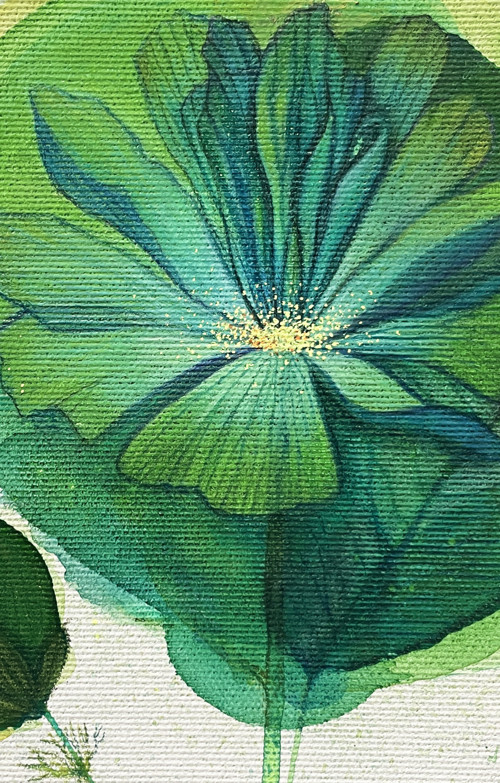 Šepot / Originální obraz - 20x20cm — foto 4