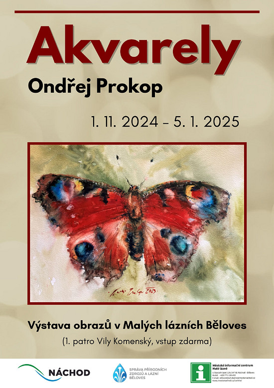 Výstava akvarelů v Náchodě