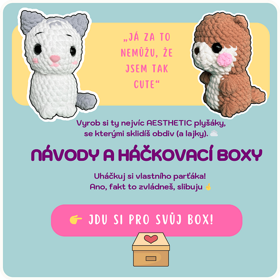 PlysaciXD - prodávám háčkoboxy a zajímavé návody na háčkovaná zvířátka