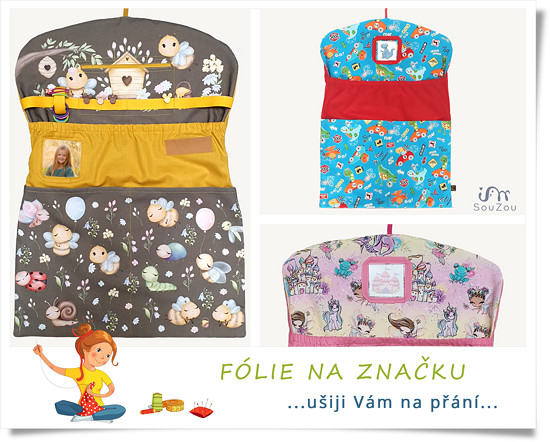 SouZou Kapsář do školky s FÓLIÍ NA ZNAČKU