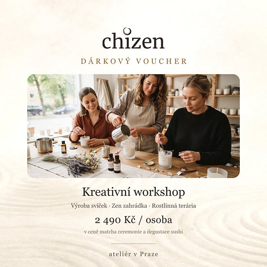 Dárkový voucher na kreativní workshop Chizen