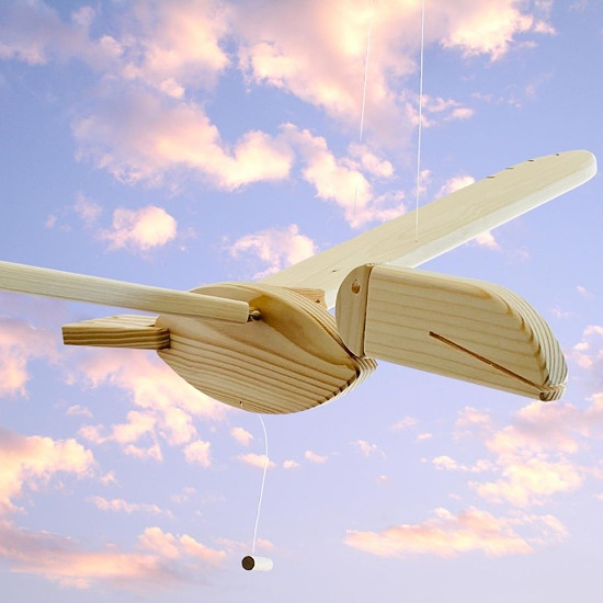 přírodní tukan létající hračka