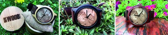 Dřevěné hodinky s fotografií a věnováním