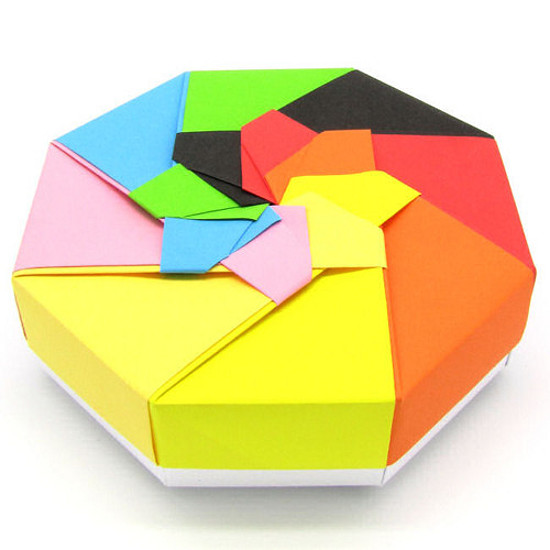 Čas na kávu - dárkové origami krabičky