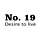 No.19 Desire to live