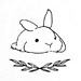 Lazy bunny crochet